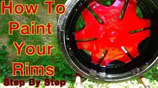How To Paint Your Car Wheels / Rims - Custom Three-Stage Pearl by UreKem with ALLKANDY WET WET PLUS
