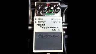 【BOSS】 Noise Suppressor NS-1X/ノイズを一掃！最新のノイズサプレッサー！！