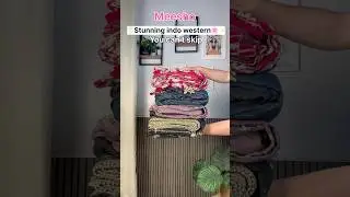 Stunning indo western🌸#meesho #indowestern #weddingwear #festivewear #ethnicwear #viral #shortsfeed