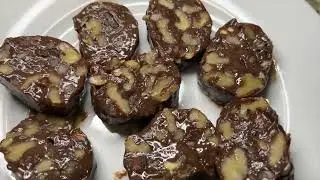 Mix Condensed milk, walnuts and cocoa powder for sweet and delicious dessert !!