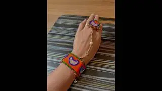 DIY hath phool for Navratri ✨ #navratri #ahmadabad #hathphool #new #viralreels #diy #craft