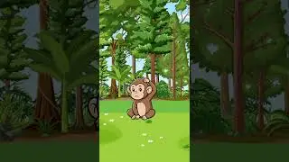 A cute monkey learns a simple moral lesson.#kidscartoon #monkeycartoon #moralstory