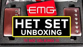 Вскрытие EMG pickups James Hetfield Set Brushed Chrome