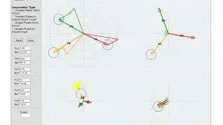 Method of symmetrical components (On-line educational model)