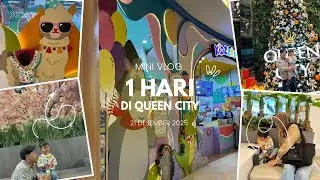 JALAN JALAN DI MALL , RASYA MAKAN ESKRIM BANYAK.