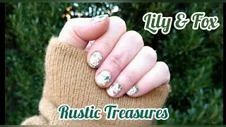 Lily & Fox nail wraps using Rustic Treasures. Nov, 2022