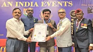 Award Winner Director Prasanth Mambully Won Diplomatic Mission Global Peace Award Mumbai Anil Nair