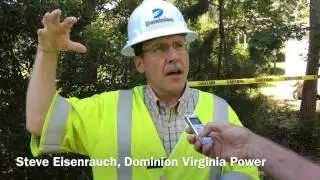Inspecting power lines with drones