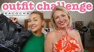 SHOPPING AT A SHOP WE NEVER SHOP AT - PEACOCKS!! mum vs daughter outfit challenge!