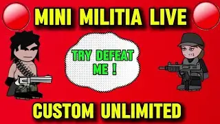 MINI MILITIA LIVE STREAMING UNLIMITED CUSTOM ROOM JOIN KINGSTARDA2