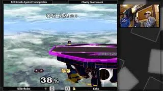 ROCSmash Against Homophobia - Winners - KillerRobo (Samus) vs Kaho (Fox)