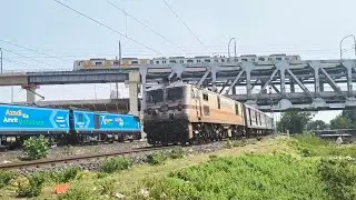10 InONE Speeding Train | Humsafar+Rajdhani+Tamil Nadu & More CR Railfanning 