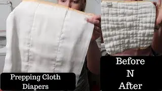 How To Prep Cloth Diapers | Prefolds, AIO, Pockets