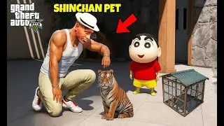 GTA 5 : SHINCHAN GOT IT A NEW PET TIGER