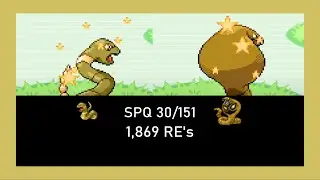 (SPQ 30/151) Shiny Ekans after 1,869 RE's in FireRed!