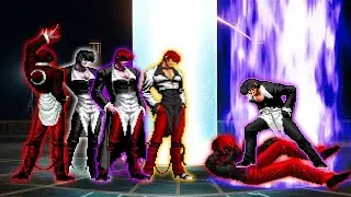 [KOF Mugen] Iori Crime Vs Iori Yagami Team