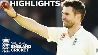 Anderson Takes 500th Test Wicket | England v West Indies 3rd Test Day 2 2017 - Highlights