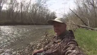Fly Fishing For Steelhead Trophy Hen Sucks up Olive Bugger