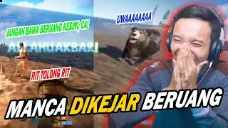 Reaction Milyhya Rust Indonesia - Kebodohan di Jaman Purba | Manca dikejar Beruang !!!