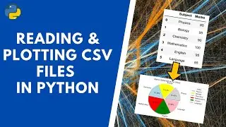 Read and Plot the CSV Data In Python | Curve, Pie-Chart & Bar-Graphs