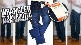 Texas Rooted Wrangler Bootcut Jeans are Nothing New but Good with Boots