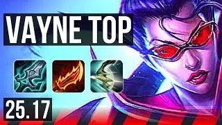VAYNE vs FIORA (TOP) | 10 solo kills | EUW Master | 25.17