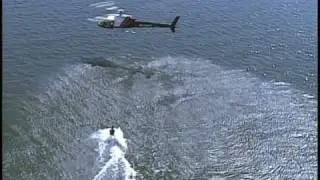 Wakeboarding Behind a Helicopter - Troy Hartman