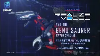 【REALIZE MODEL】 ZOIDS RMZ-011 GENO SAURER RAVEN SPEC