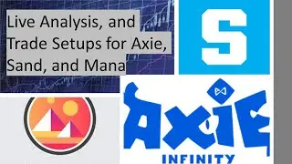 Live Analysis of Metaverse tokens - $AXS, $SAND, $MANA