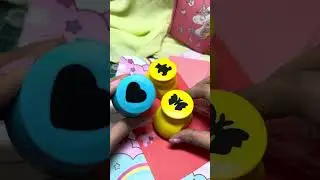 Making cute diy stickers with giant beautiful designs craft punch