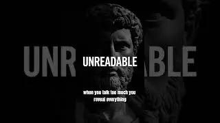 Why Silence Makes You Unreadable|stoic path daily)