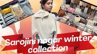 Sarojini Nagar WINTER SHOPPING 😍 Cheapest Jackets & Sweaters Haul | Girls Winter Collection 2025