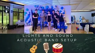Reunion Event | Acoustic band setup | 2pcs PLX15 and 2pcs DIY D15 monitor Speakers