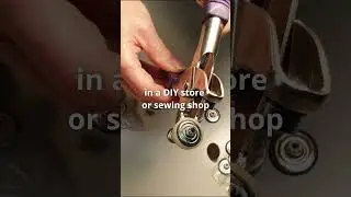 How to Attach a Jeans Button #shorts #diy #fashion #denim
