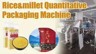 Automatic Rice Quantitative Packaging Machine | High-Speed Granule Packing Machine