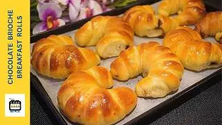 Learn How To Make Decadent Chocolate Brioche Breakfast Rolls With This Recipe @CookBakeMunch