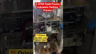 G-STAR Haldi Powder Automatic Packin Process | Turmeric Powder Packaging Machine