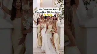 &nbsp;🍋 The one color trend dominating 2024 weddings! 🍋&nbsp; #weddingtrends #2024wedding #weddingsdownunder