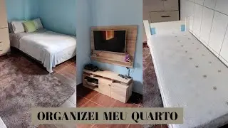 DEIXANDO O QUARTO ORGANIZADO NESSA SEXTA-FEIRA | ESTIVE MAU | ALMOÇO RÁPIDO E RECEBIDOS PAGOS. ✨️💛😀