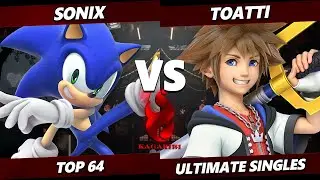 Kagaribi 13 - Sonix (Sonic) Vs. TOatti (Sora) Smash Ultimate - SSBU