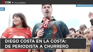 DIEGO COSTA EN LA COSTA: DE PERIODISTA A CHURRERO