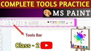 Ms Paint Complete Tools Practice | Home Tab की पूरी जानकारी