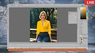 Photoshop 2025 Tutorial with Lana lesson 138: create dual light effect for milky white shirt