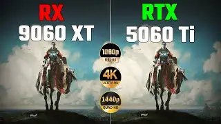 rx 9060 xt vs 5060 ti  OFFICIAL GAMING BENCHMARKS FHD 2K + 4K How AMD RX 9060 XT is good
