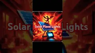 Solar Flood Lights &ndash; Ultimate Outdoor Security & Brilliance #amazon #amazonfinds #shortsvideo