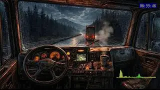Rain Sound Loop with Gentle Thunder for Calm Sleep