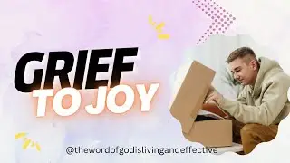 Grief to joy! What was once heavy, He makes joyful. What was empty, He fills.