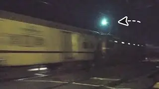 Night Sparkling Pantograph of WAP-4 | 13163 Hate byazare Express
