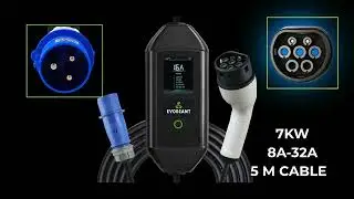 Портативные зарядные устройства для электромобилей Evogiant Type 2 | Интеллектуальная, быстрая и ...