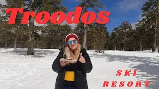 CELEBRATING MY BIRTHDAY AT TROODOS MOUNTAINS CYPRUS 😍 SNOW EVERYWHERE! ❄